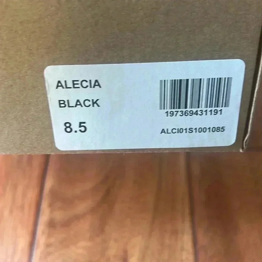 Steve Madden Faux leather black Alecia Western Boots Size 8.5 - Picture 8 of 9